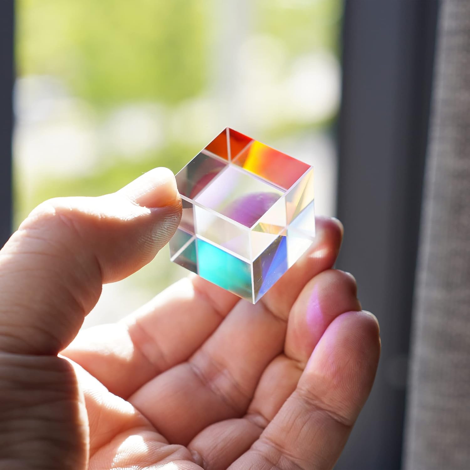 Art Craft Optical - Mini K9 Kristallwürfel-Perlen RGB Optisches Glas