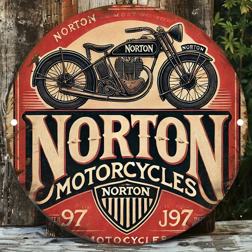 Art Craft Movement - 2D flach 1 Stück Retro NORTON