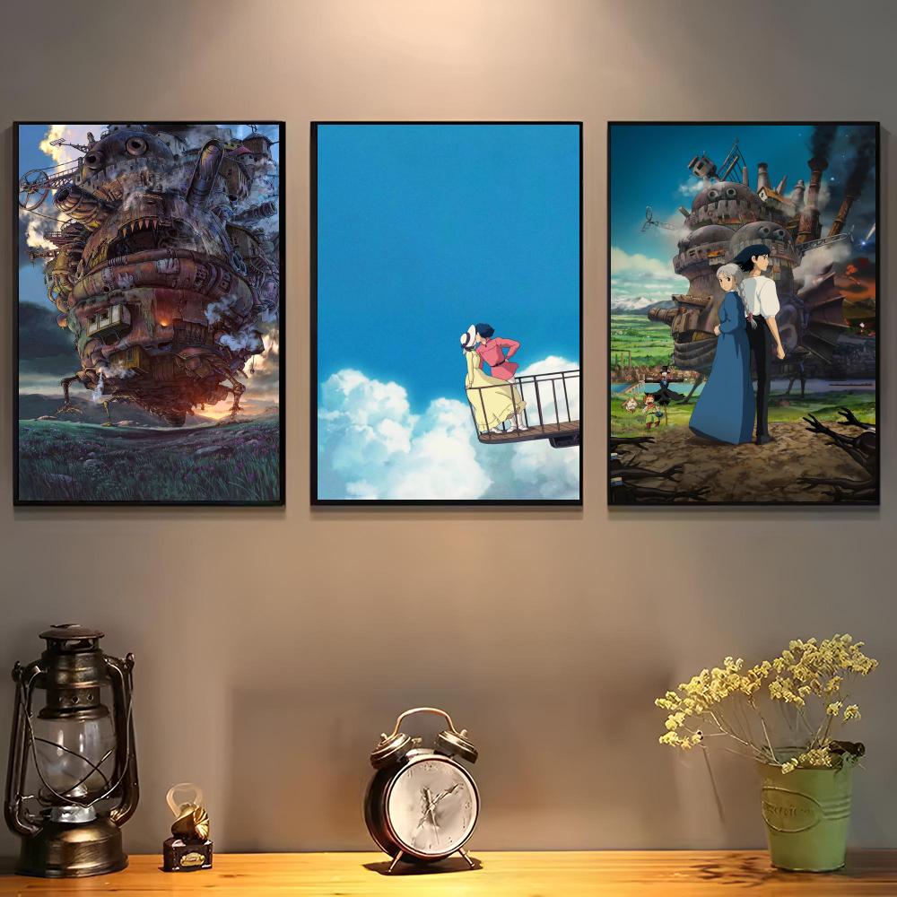 Art Craft Movement - Howl's Moving Castle Poster für selbstklebende