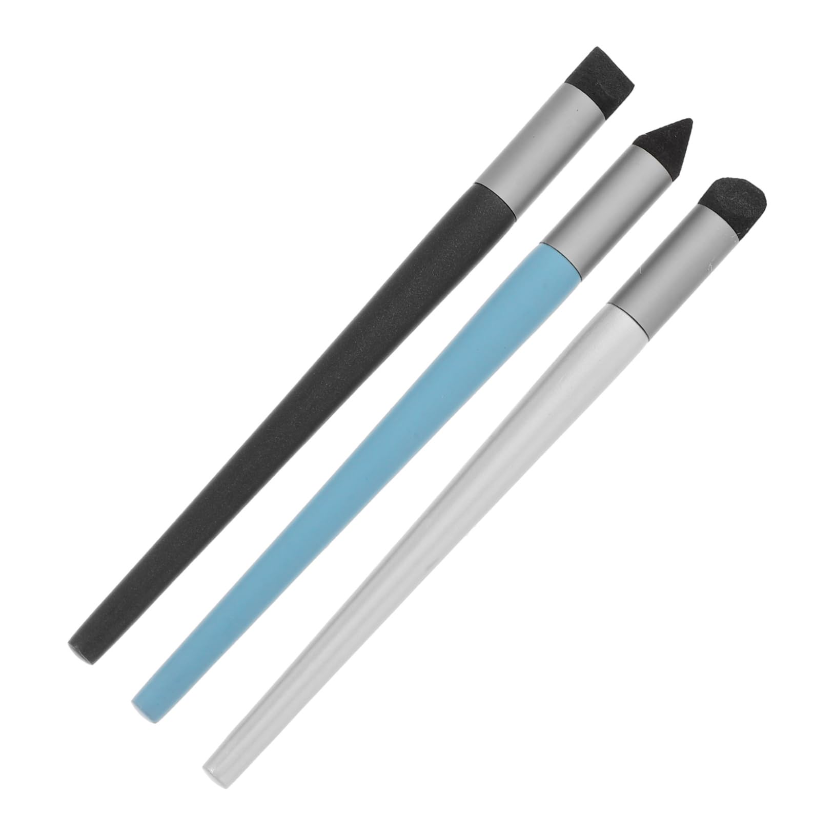 Sketching Charcoal Set - Professionelles Skizzier- und Verblendschwamm-Set, 3-teilig, hochdichter,