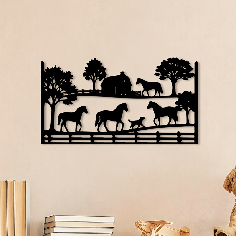 CIFBUY Metall-Wandkunst Pferde – Art Craft Horse Bewertung und Preis