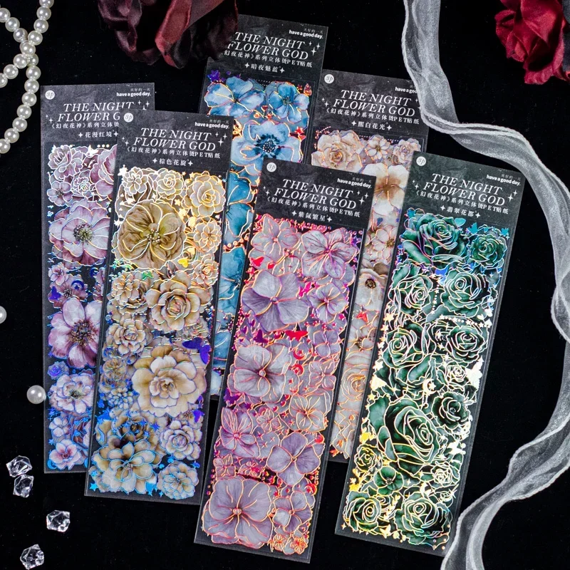 3 Stück/Packung Blumen Flache  – Art Craft Stationery Bewertung und Preis