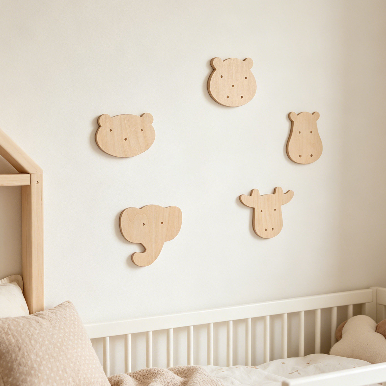 5 Stück Tier-Wandaufkleber aus – Art And Craft For Nursery Bewertung und Preis