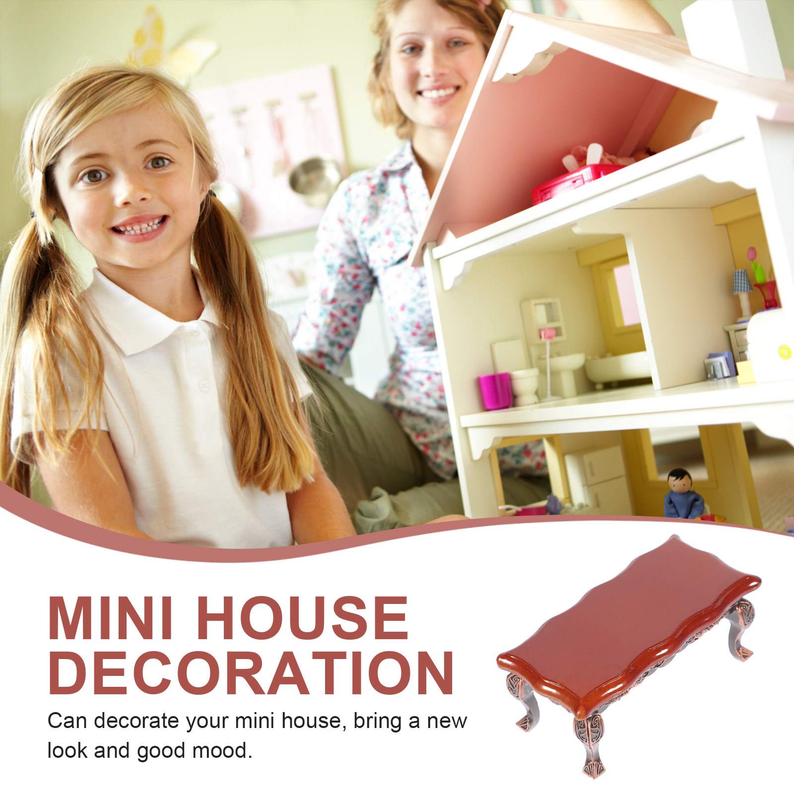 Miniatur Rechteckiger Holz-Tee – Art Craft Table Bewertung und Preis