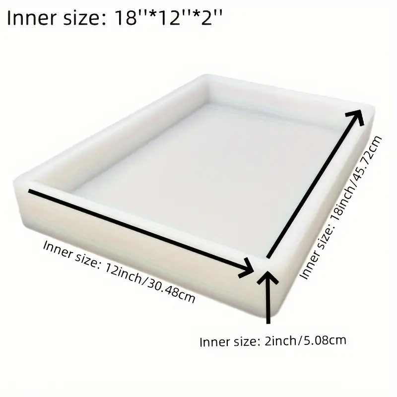 18*12*2 Zoll Große Silikonform – Art Craft Table Bewertung und Preis
