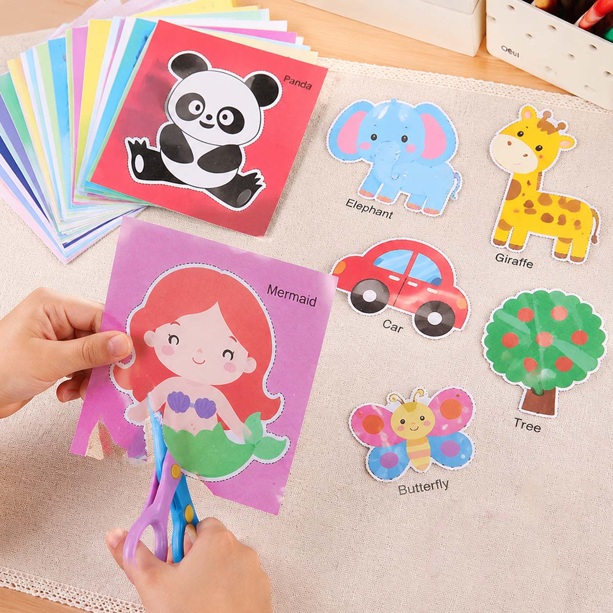 Bastelpapier-Schneideset – Vor – Art Craft Easy With Paper Bewertung und Preis