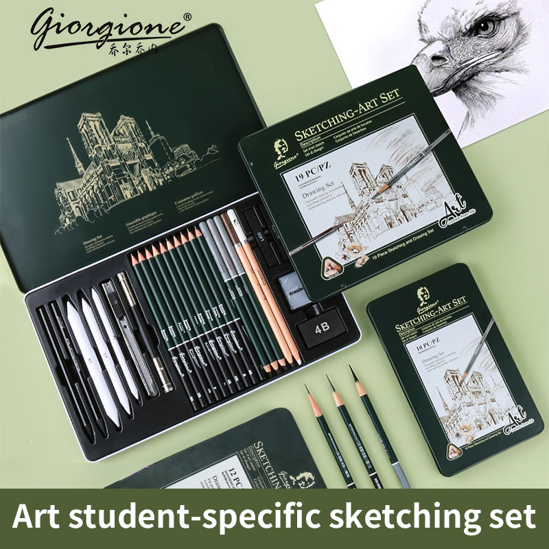 GOIRGIONE Pro Skizzen-Set, 10/ – Sketching Charcoal Set Bewertung und Preis