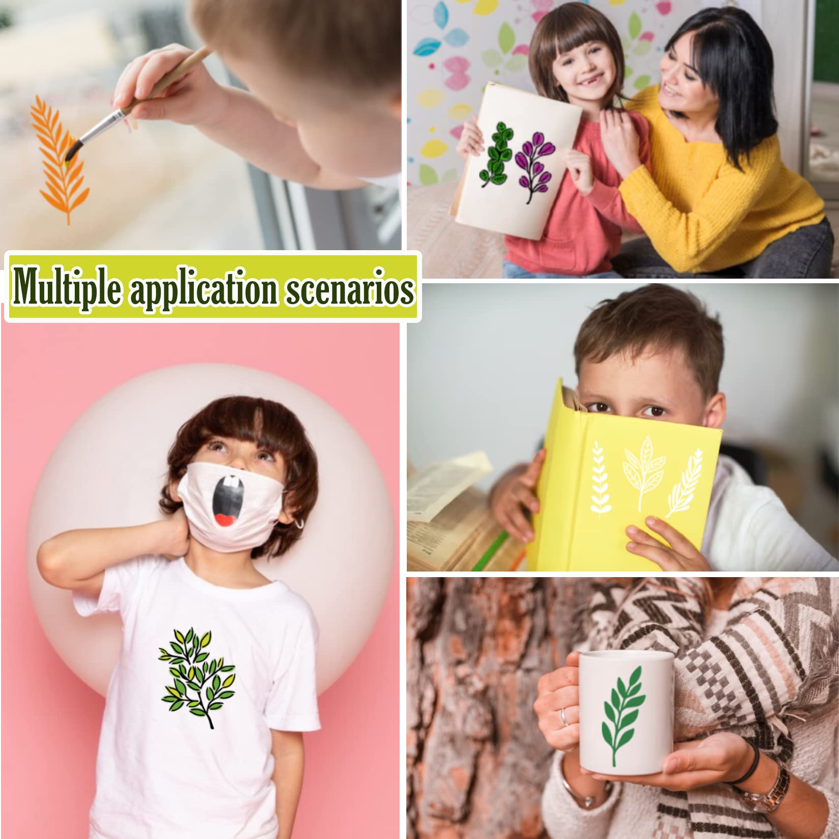 50 Stück Bastelblatt-Schablone – Art Craft Using Leaves Bewertung und Preis