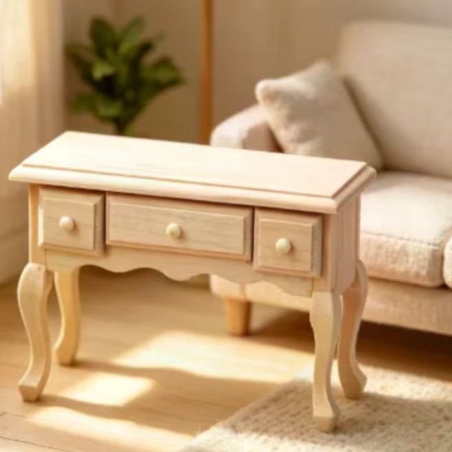 1:12 Puppenhaus Miniatur Holzt – Art Craft Table Bewertung und Preis