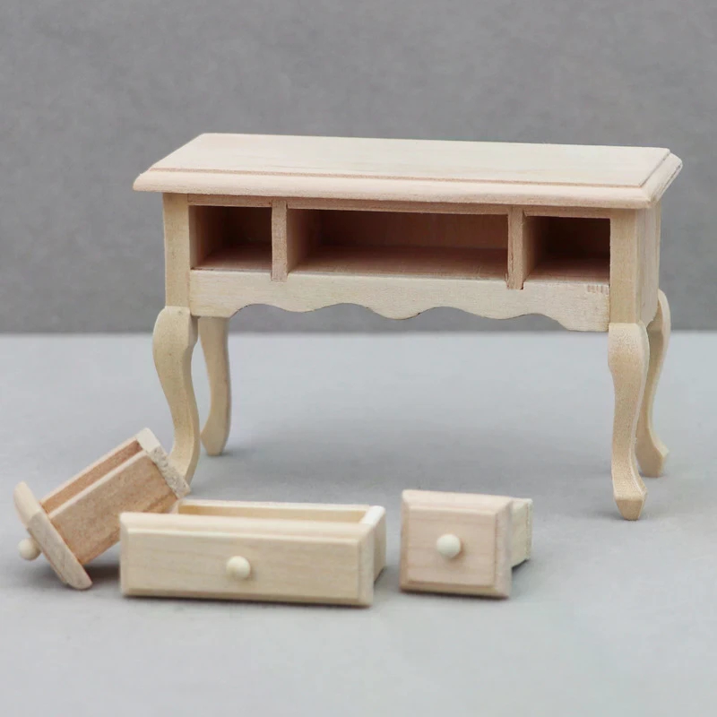 1:12 Puppenhaus Miniatur Holzt – Art Craft Table Bewertung und Preis