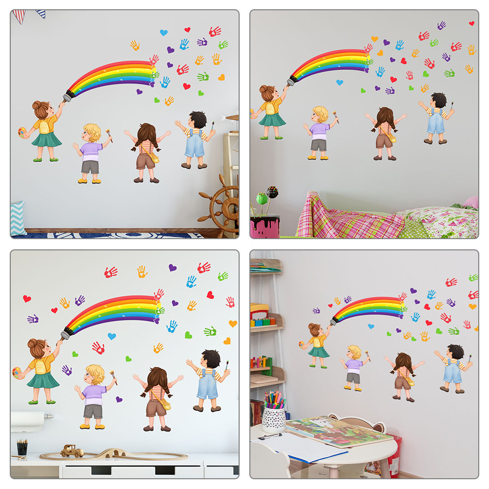 DIY Selbstklebende Regenbogen- – Art And Craft For Nursery Bewertung und Preis